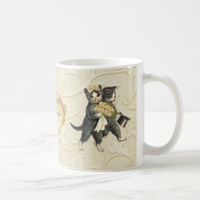Bröllop Cats Kaffemugg (Höger)