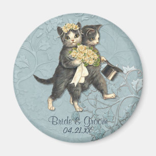 Bröllop Cats Magnet