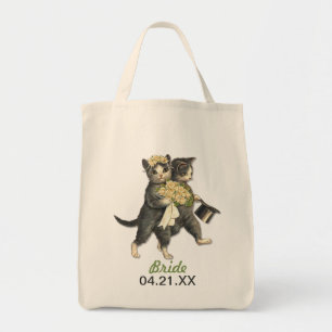 Bröllop Cats Tygkasse