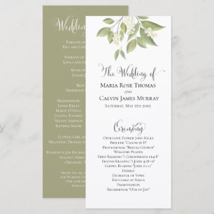 Bröllop Ceremony Elegant Sage Greenery Foliage
