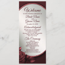 Bröllop Ceremony Red Rosa ros Flowers Ram