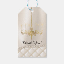 Bröllop Chandelier Lighting Ivory Tack Favor