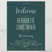 Bröllop Chic Modern Elegant Enkel Grönt Emerald