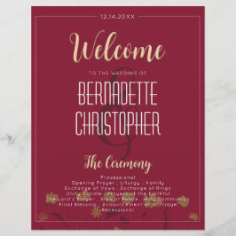 Bröllop Chic Modern Elegant Enkel röd Vin