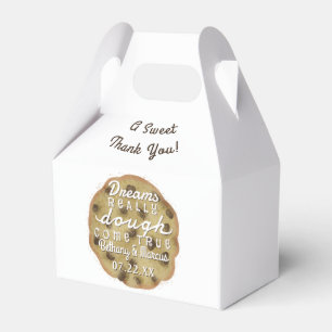 Bröllop Chocolate Chip Cookie Treats Dreams Dough Presentaskar