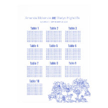 Bröllop chrysanthemum blue dragen art bord plan