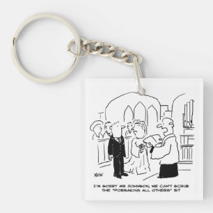 Bröllop Church Service Vicar kan inte tränga in i