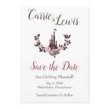 Bröllop Cinderella Fairytale Castle Blommigt Garla