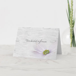 Bröllop-citat på födelsekort kort