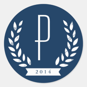 Bröllop Closure Stickers Runt Klistermärke