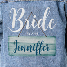 Bröllop Coastal Bride Rustic Monogram