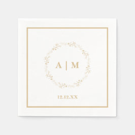 Bröllop Cocktail Napkin Pappersservett