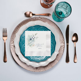 Bröllop Cocktail Napkins Pappersservett