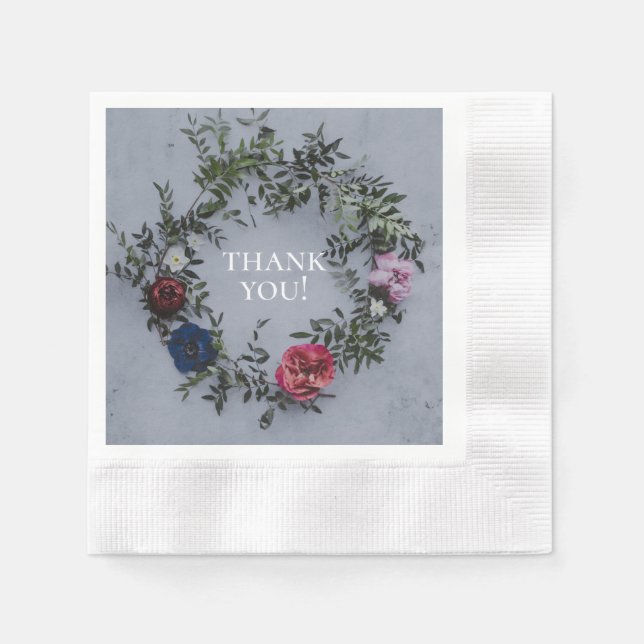 Bröllop Coded Cocktail Napkins Pappersservett (Framsidan)