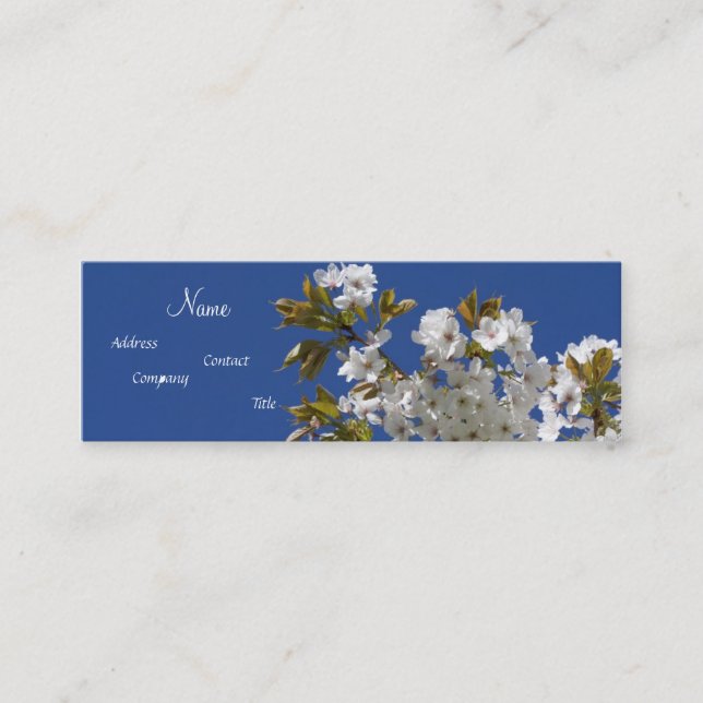 Bröllop Consultant Affärskort Mini Visitkort (Framsida)