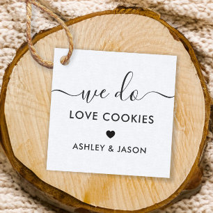 Bröllop Cookie Favor, vi gör Kärlek Cookies Gåvor Etiketter
