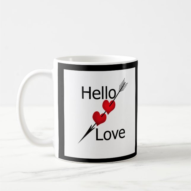 Bröllop , dag Valenine , kärlek Kaffemugg (Vänster)