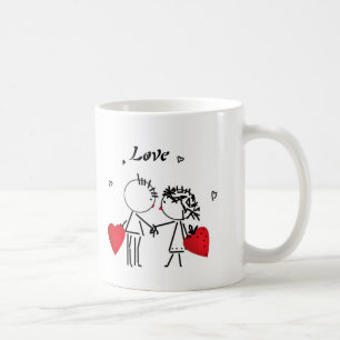 Bröllop , dag Valenine , kärlek Kaffemugg