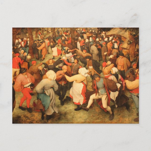 Bröllop Dance - 1566 Vykort (Framsida)