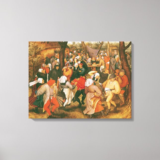 Bröllop Dance, 1607 Canvastryck (Framsida)