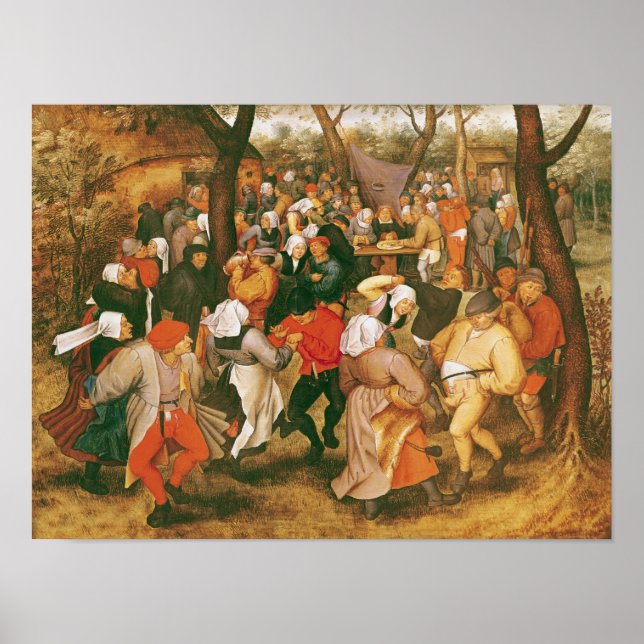 Bröllop Dance, 1607 Poster (Framsidan)