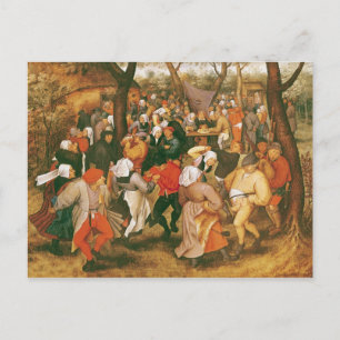 Bröllop Dance, 1607 Vykort