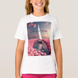 bröllop-dekett för sjöbåten ro t shirt