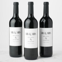 Bröllop-design med minimal Chic