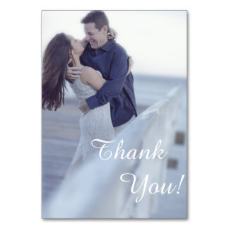 Bröllop-designkort Tack Bordsnummer