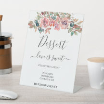 Bröllop Dessert Pub Kärlek Sweet Anpassningsbar Du