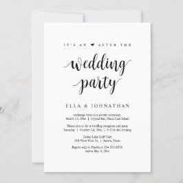 Bröllop, Det är efter kalaset  Inbjudningar