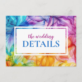 Bröllop DETAILS Etheral Bloom Tilläggskort