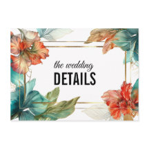 Bröllop DETAILS Hibiscus Sergranat Paradise