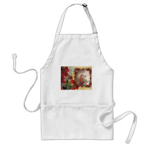 Bröllop Doll Porträtt Graphic Art-utskrift Förkläde