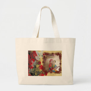 Bröllop Doll Porträtt Graphic Art-utskrift Jumbo Tygkasse