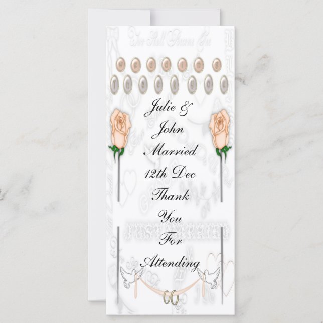 Bröllop Doves (Framsida)