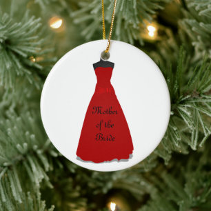 Bröllop Dress Budens mamma Ornament