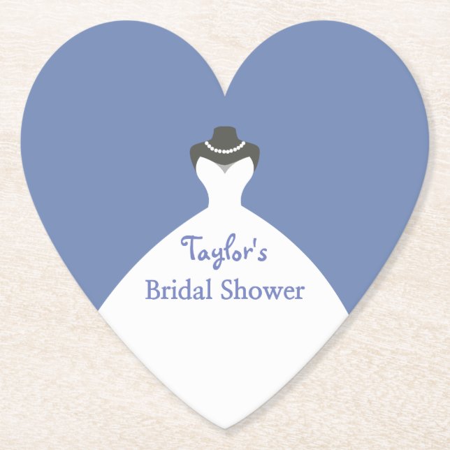 Bröllop Dress Charm Möhippa Underlägg Papper (Framsida)