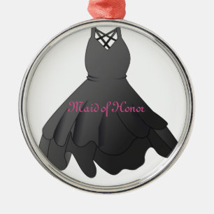 Bröllop Dress Maid of honor julprydnad Julgransprydnad Metall