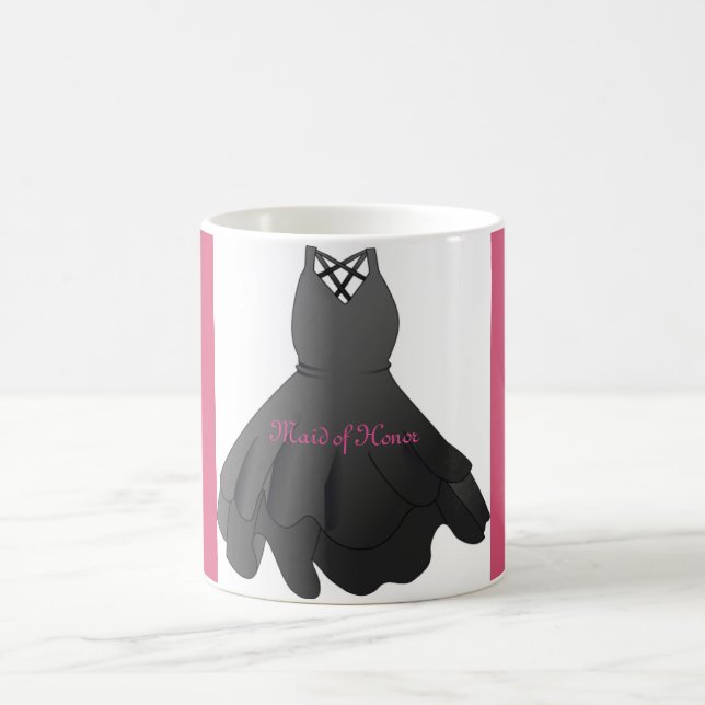 Bröllop Dress Maid of honor Mugg Gift (Center)