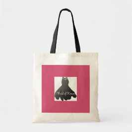 Bröllop Dress Maid of honor Tote Bag Gift Tygkasse