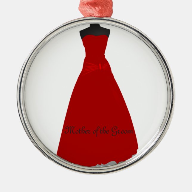 Bröllop Dress Mor i Groom Ornament (Framsidan)