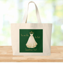 Bröllop Dress Seamstress Tote