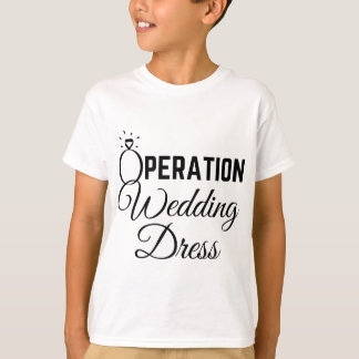 Bröllop Dress Shopping Operation Bröllop Dress T Shirt