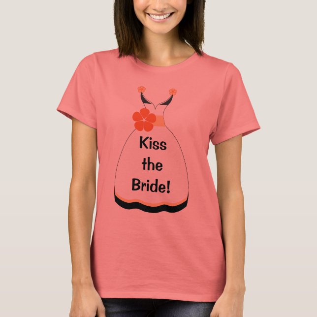 Bröllop Dress T-Shirt (Framsida)