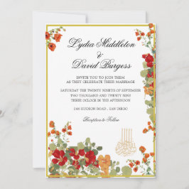 Bröllop Elegant Bismillah Blommigt Modern Inbjudningar