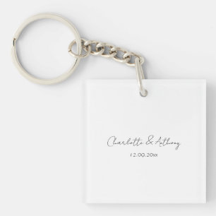 Bröllop Elegant Calligraphy Kreativ Black White