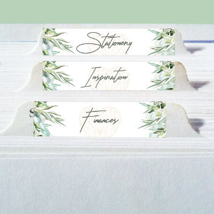 Bröllop Elegant Hjärtfoliage Divider Tabletter Fyrkantigt Klistermärke