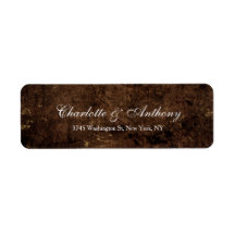 Bröllop Elegant Kreativ Brown Minimalist