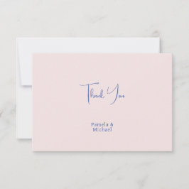 Bröllop Elegant Minimalistisk Klassisk Tack Kort